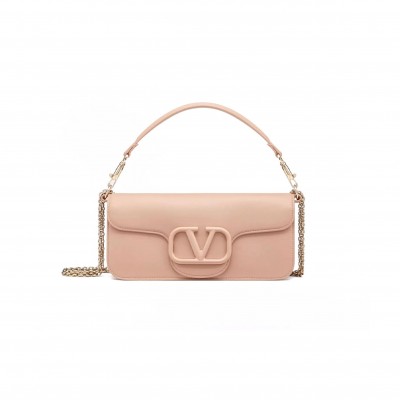 VALENTINO GARAVANI LOCÒ CALFSKIN SHOULDER BAG 5W2B0K30IYS_GF9 (27*13*6cm)